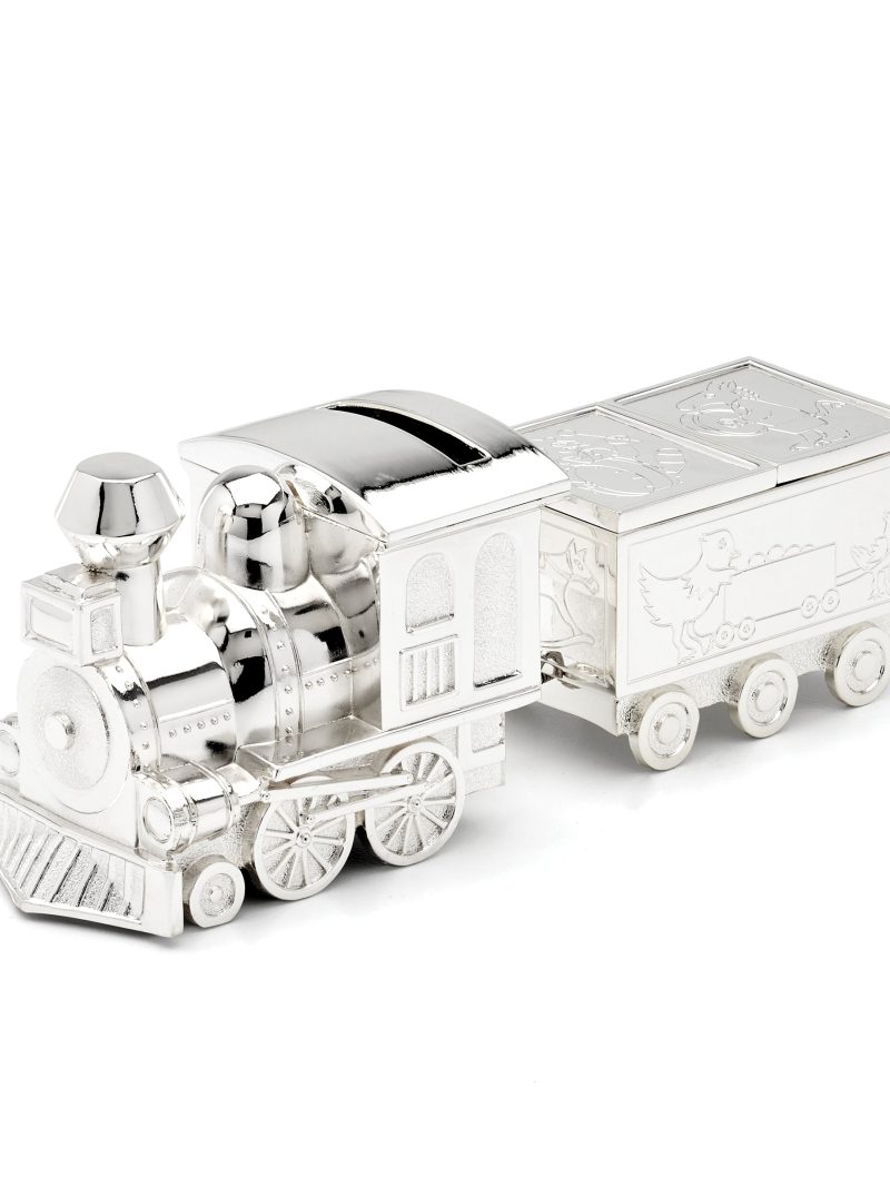 Train With Caboose Coin Bank